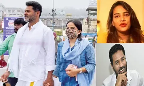 2-வது மனைவியுடன் திருப்பதி கோவிலில் தரிசனம் செய்த பிரபுதேவா