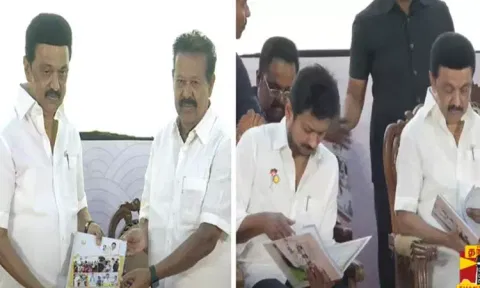 'ஈடில்லா ஆட்சி ஈராண்டே சாட்சி' - தமிழ்நாடு அரசின் 2 ஆண்டு சாதனை மலரை வெளியிட்டார் முதல்-அமைச்சர் மு.க.ஸ்டாலின்