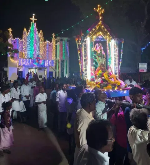 புனித செபஸ்தியார் ஆலய சப்பரபவனி