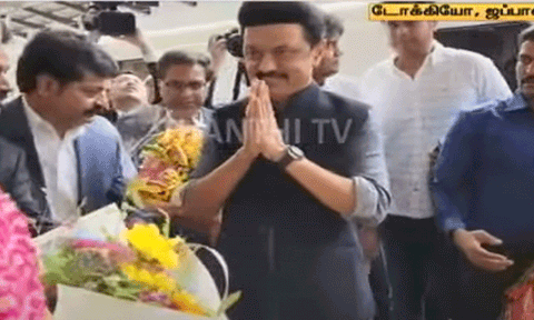 புல்லட் ரெயிலில் டோக்கியோ சென்றார் முதல் அமைச்சர்.. தொழில் நிறுவன அதிகாரிகளை சந்திக்கிறார்