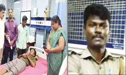 தொழிலாளியை தாக்கிய சப் இன்ஸ்பெக்டர்..! அதிரடியாக பணியிட மாற்றம்....!