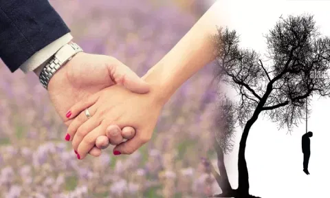 வரதட்சணை கொடுமை புகார்: மனைவியின் சமாதி அருகே மறுநாளே கணவன் தூக்கிட்டு தற்கொலை