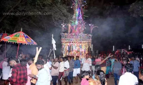 மதநல்லிணக்க பூக்குழி திருவிழா
