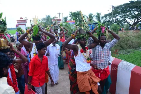ஆடி வெள்ளி காவடி பூக்குழி திருவிழா