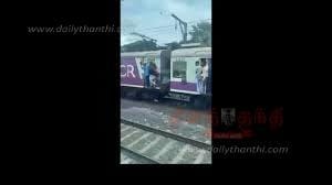 ஓடும் ரெயிலில் இருந்து தவறி விழுந்து வடமாநில தொழிலாளி பலி