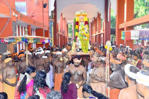 சாமிதோப்பு அய்யா வைகுண்டசாமி தலைமைப்பதியில் கலிவேட்டை ;திரளான பக்தர்கள் பங்கேற்பு