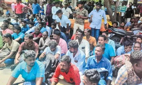 கொளத்தூர் எம்.எல்.ஏ. அலுவலகத்தை முற்றுகையிட முயற்சி - 800 பேர் கைது