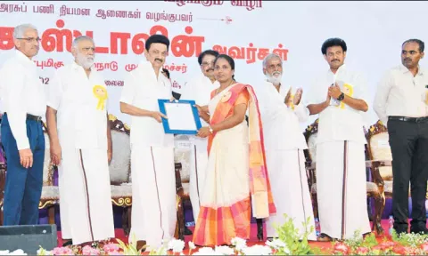 அடுத்த 2 ஆண்டுகளில் 50 ஆயிரம் பேருக்கு அரசு வேலை; முதல்-அமைச்சர் மு.க.ஸ்டாலின் அறிவிப்பு