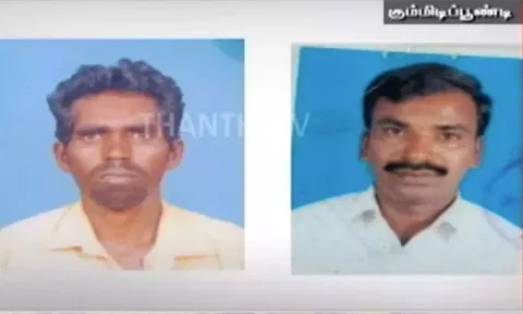 சாலையில் அறுந்து கிடந்த உயர் மின்னழுத்த கம்பி உரசியதில் 2 பேர் பலி