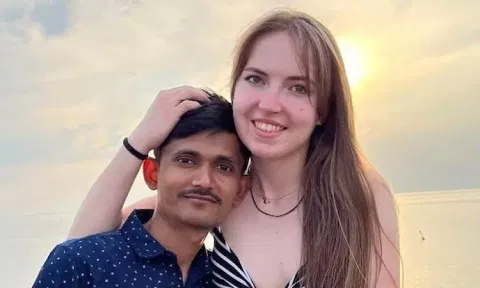 நெதர்லாந்து பெண்ணை திருமணம் செய்த உ.பி. இளைஞர்...!