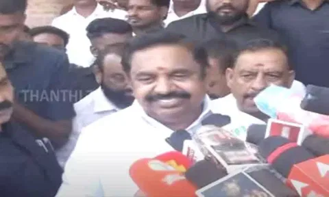 மக்களவை தேர்தலில் தேசிய கட்சிகளுடன் கூட்டணியா? எடப்பாடி பழனிசாமி பதில்