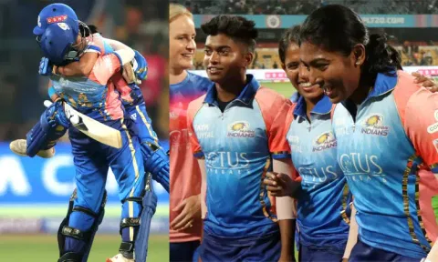 கடைசி பந்தில் சிக்சர் பறக்கவிட்டு அசத்திய சஜனா: கனா படத்தில் நடித்தவரா இவர்..?