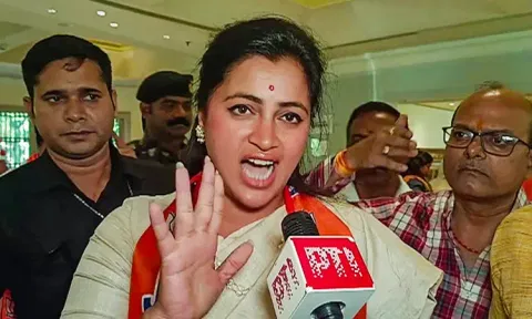 ஒவைசி சகோதரருக்கு எச்சரிக்கை விடுத்த நவ்நீத் ராணா எம்.பி.-தேர்தல் பிரசாரத்தில் சர்ச்சை
