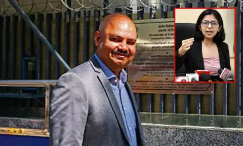 பெண் எம்.பி. தாக்கப்பட்ட விவகாரம்; கெஜ்ரிவாலின் தனி உதவியாளர் கைது