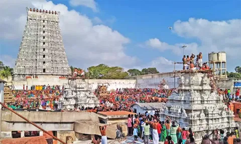 திருச்செந்தூர் கோவிலில் ஆனி வருஷாபிஷேகம்