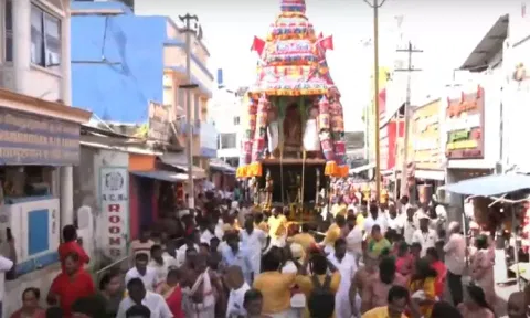 ராமேஸ்வரத்தில் ஆடித்தேரோட்டம்