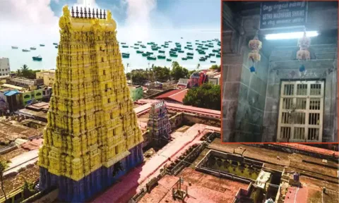 ராமேஸ்வரம்- காசி யாத்திரையில் சேது மாதவர் வழிபாடு