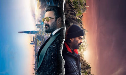 The first look of Madhavan's ``Adhirshtasaali'' has been released