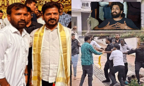 அல்லு அர்ஜுன் வீடு மீது தாக்குதல்: பின்னணியில் முதல்-மந்திரி ரேவந்த் ரெட்டியா..? அதிர்ச்சி தகவல்