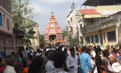 ஒப்பிலியப்பன் கோவிலில் பங்குனி பெருவிழா தேரோட்டம்