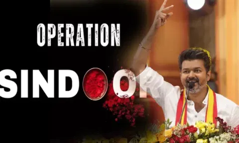 'Operation Sindoor' - 'A Royal Salute' - Vijay Appreciation