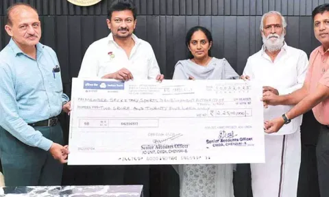 பேட்மிண்டன் மைதானம் கட்டும் பணி: சென்னை பெருநகர வளர்ச்சி குழுமம் சார்பில் நிதியுதவி