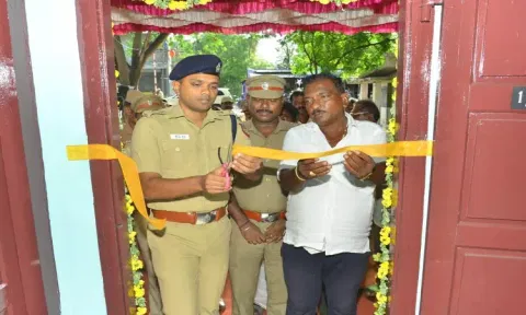 காமநாயக்கன்பட்டியில் புதிய புறக்காவல் நிலையம்: தூத்துக்குடி எஸ்.பி. ஆல்பர்ட் ஜான் திறப்பு