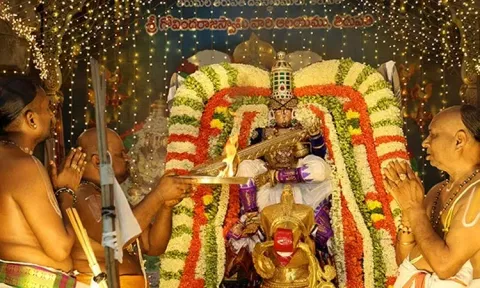 கோவிந்தராஜ சுவாமி கோவில் பிரம்மோற்சவ விழா: ஹம்ச வாகனத்தில் உற்சவர் வீதி உலா