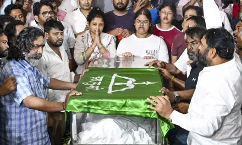 ஜார்க்கண்ட் முன்னாள் முதல்-மந்திரி ஷிபு சோரனின் உடல் இன்று தகனம்