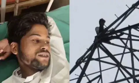 ‘கொழுந்தியாளை விரும்புகிறேன்...’ திருமணம் செய்து வைக்க கோரி வாலிபர் விநோத போராட்டம்