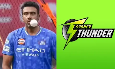 பிக்பாஷ் கிரிக்கெட்டில் சிட்னி தண்டர் அணியில் விளையாடும் அஸ்வின்