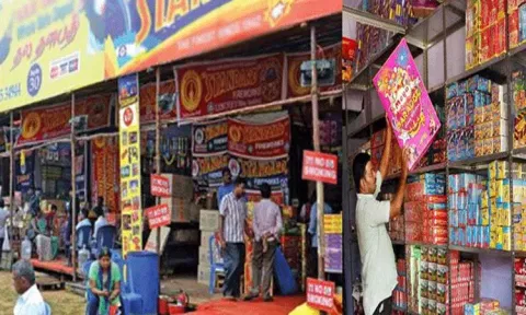 Sales begin at Chennai theevu thidal fireworks shops