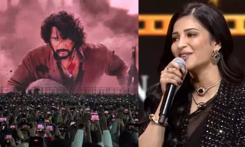 'வாரணாசி' பட விழாவில் பாடிய சுருதிஹாசன்.. சம்பளம் எவ்வளவு தெரியுமா?