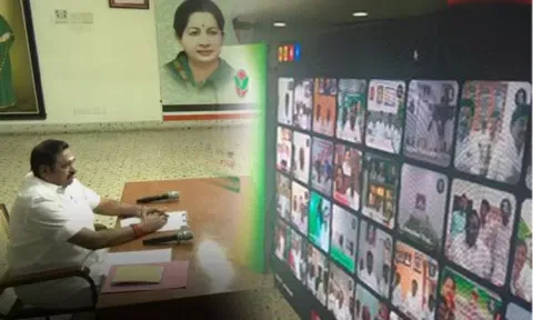 மாவட்ட செயலாளர்களுடன் எடப்பாடி பழனிசாமி ஆலோசனை