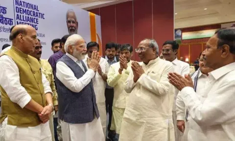 தேசிய ஜனநாயக கூட்டணி எம்.பி.க்களுக்கு நாளை மறுநாள் பிரதமர் மோடி விருந்து
