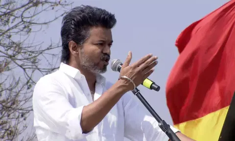 “திமுக ஒரு தீயசக்தி..” - ஈரோடு பொதுக்கூட்டத்தில் தவெக தலைவர் விஜய் ஆவேசம்