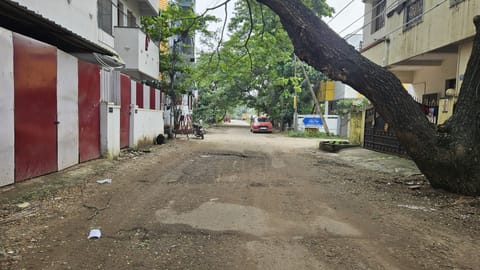 Condition of the road in VGN Shanthi Nagar has steadily worsened over the months, making everyday movement along the stretch difficult