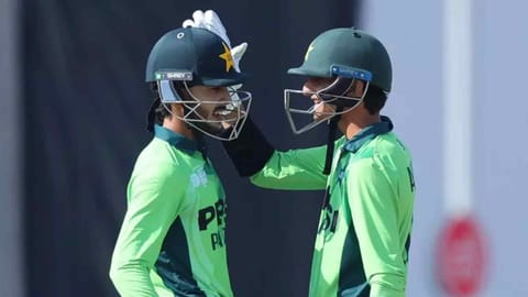 Sameer Minhas guides Pakistan to 347/8 against India in U19 Asia Cup final