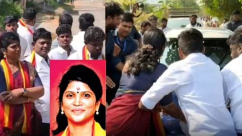 Ajitha Agnel reportedly staged a protest at the party headquarters after learning of Samuelraj’s appointment.