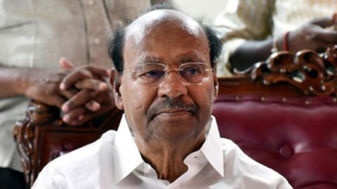 PMK founder Dr S Ramadoss