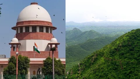 (L-R) Supreme Court, Aravalli Hills(X)