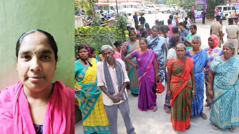 Deceased (L), family protesting outside CMCH (R)