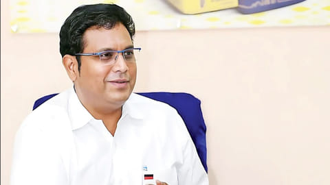 T. R. B. Rajaa Minister for Industries