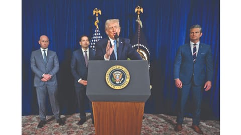US President Donald Trump
