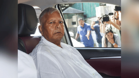 Former Bihar CM Lalu Prasad Yadav.