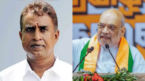 AIADMK leader Velumani meets Amit Shah