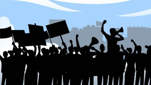 Representative image of protest