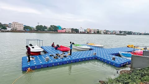 Visual from the boating site