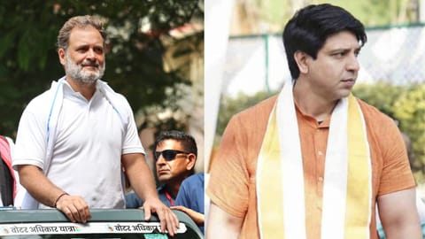 Rahul Gandhi and Shehzad Poonawalla