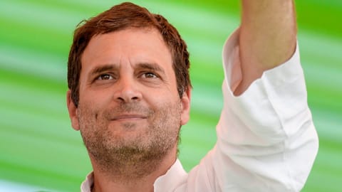 Congress leader Rahul Gandhi
